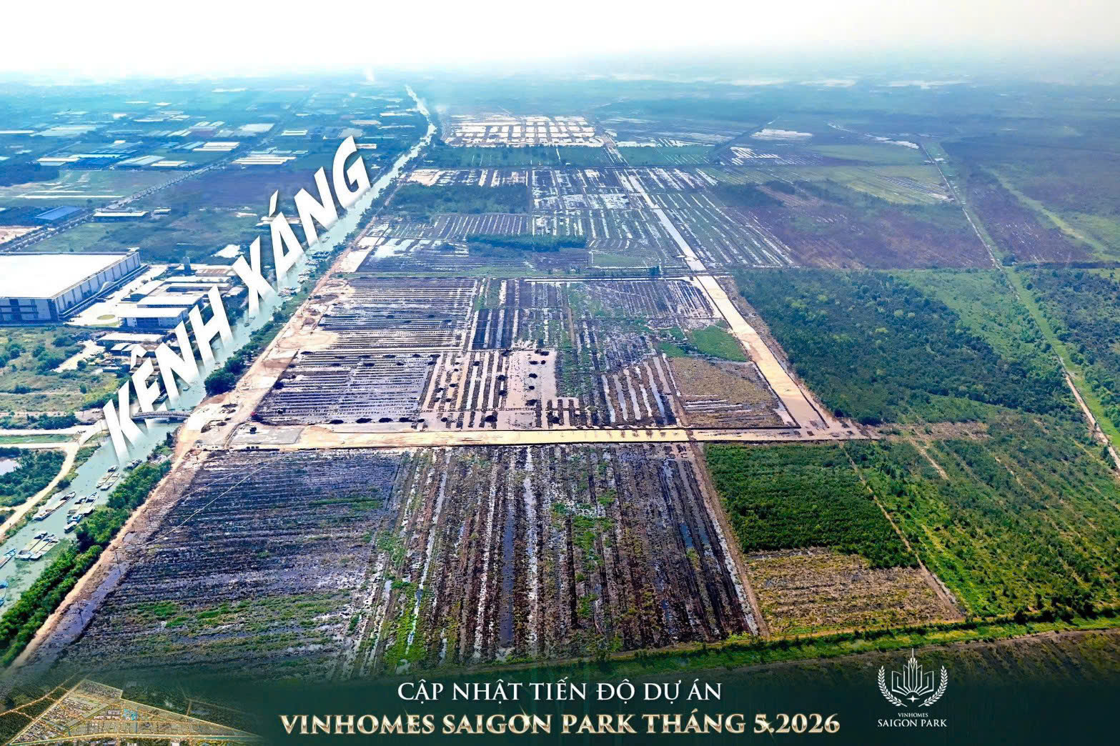 Quá trình San lấp mặt bằng phân khu 1