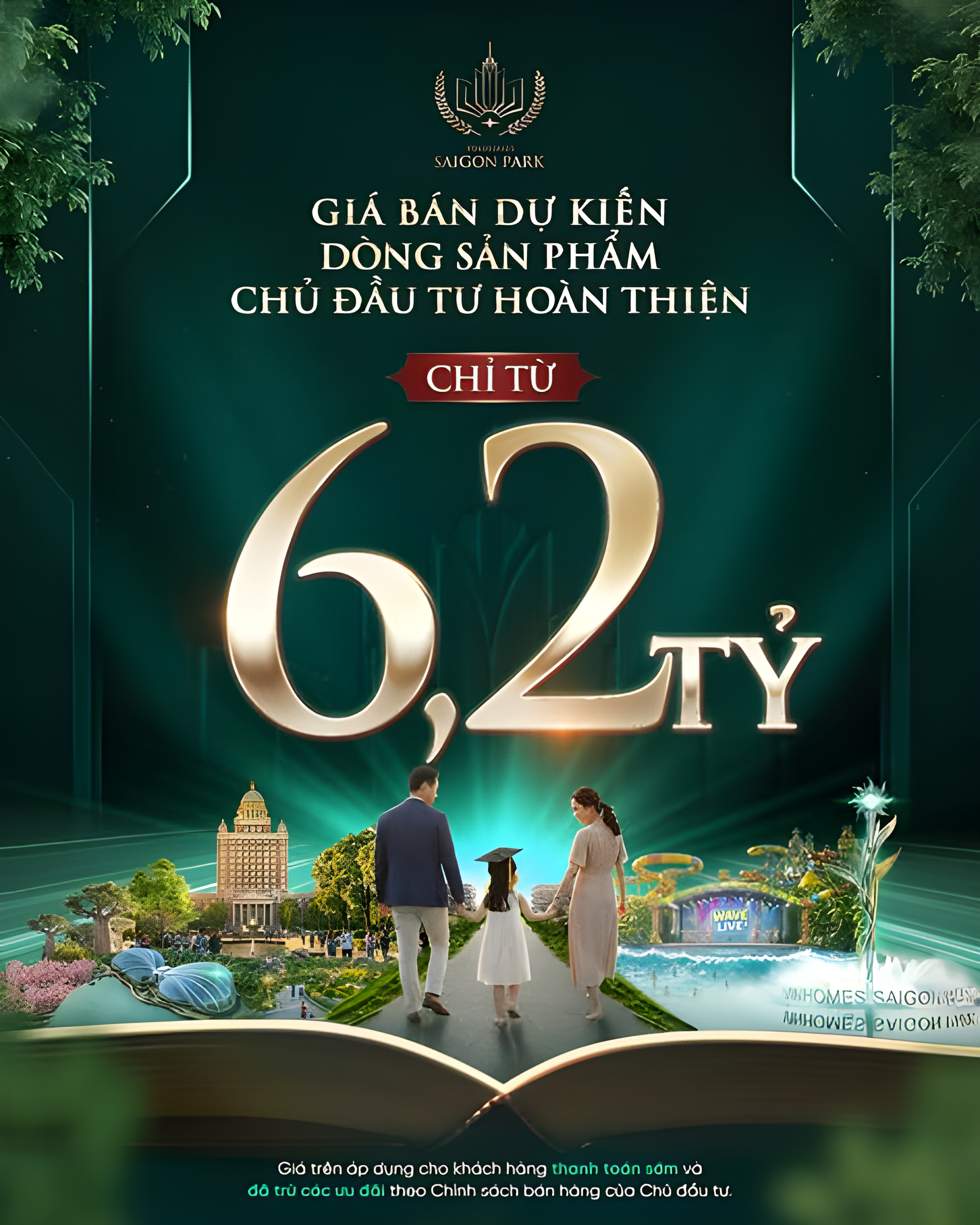 Dòng sản phẩm bàn giao Chủ đầu tư hoàn thiện tại siêu đô thị Vinhomes Hóc Môn
