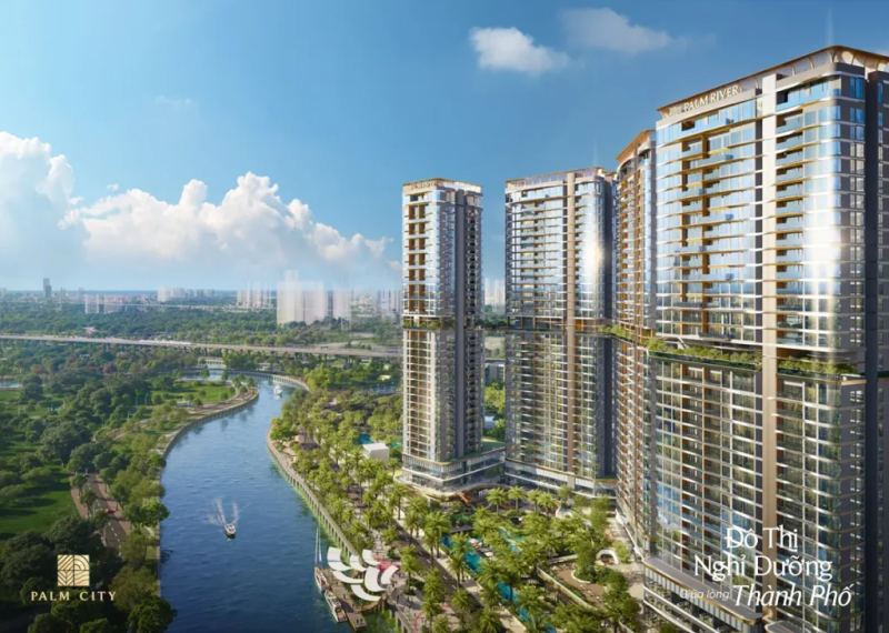 Phối cảnh dự án Palm River