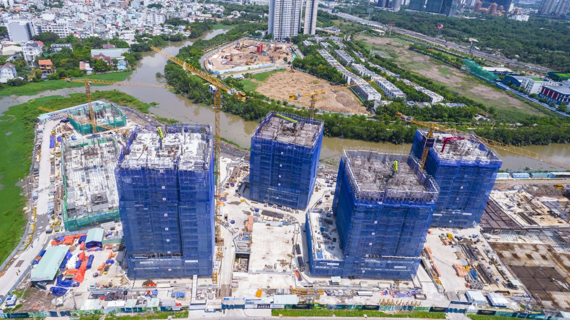 Tiến độ xây dựng The Privé tháng 5/2026 nhìn từ trên cao